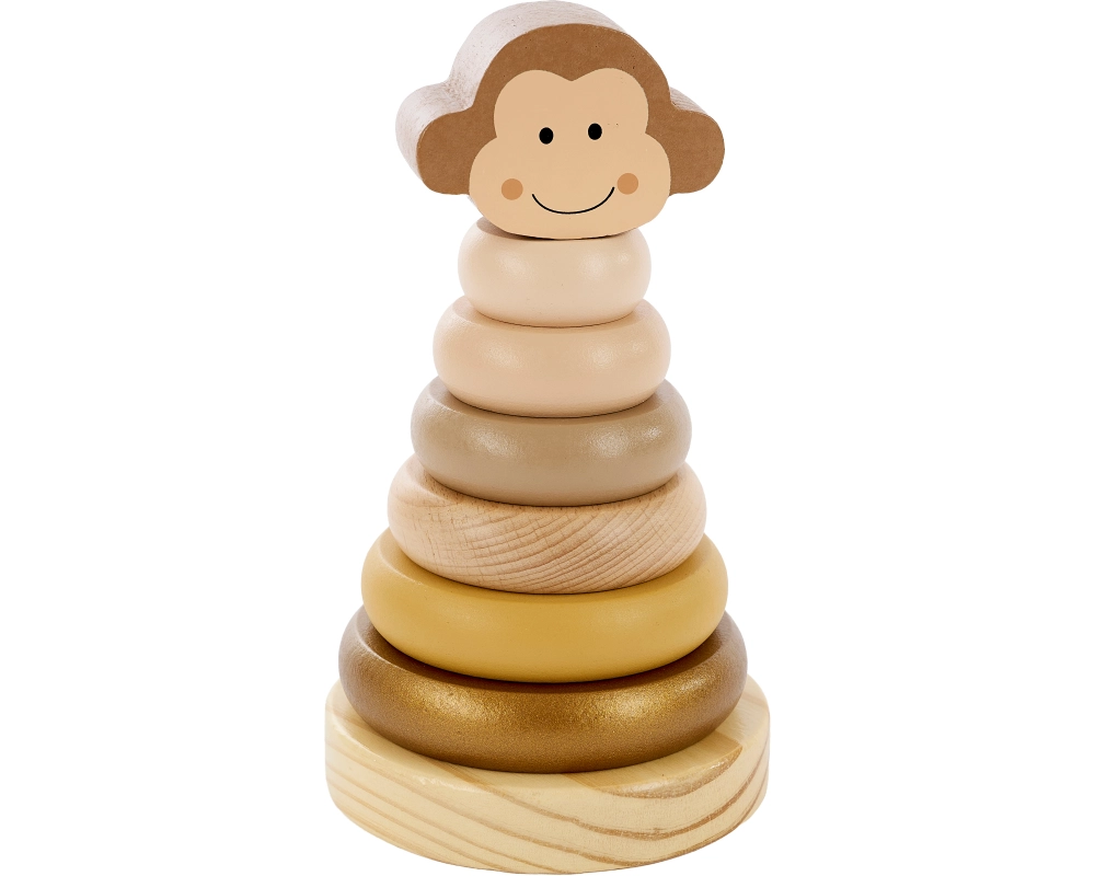 JABADABADO Stapelturm Affe 17.5cm W7313 Holz