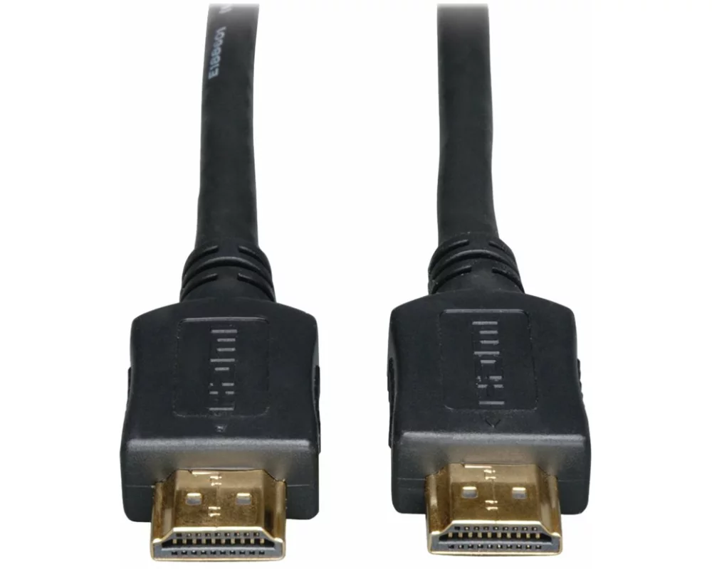 EATON TRIPPLITE High-Speed HDMI Cable, Digital Video with Audio, UHD, 4K, M/M, Black, 25ft. 7.62m