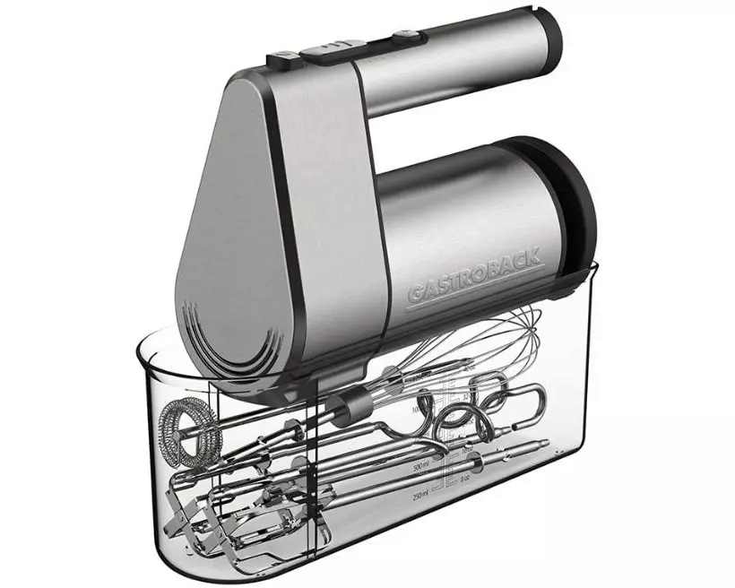 Gastroback Handmixer PowerMix Air Silber