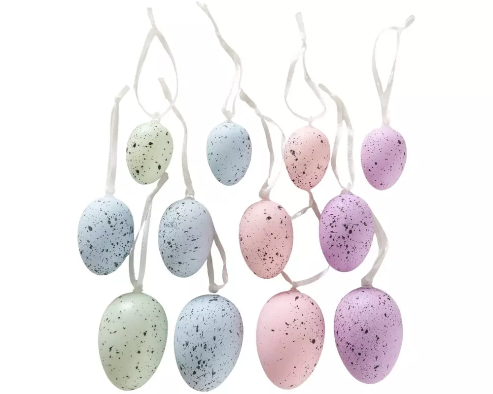 Boltze Ostereier Tupfer 12-teiliges Set