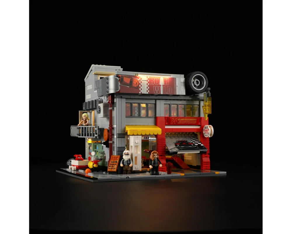 Lumibricks Street MOD Garage Retro House