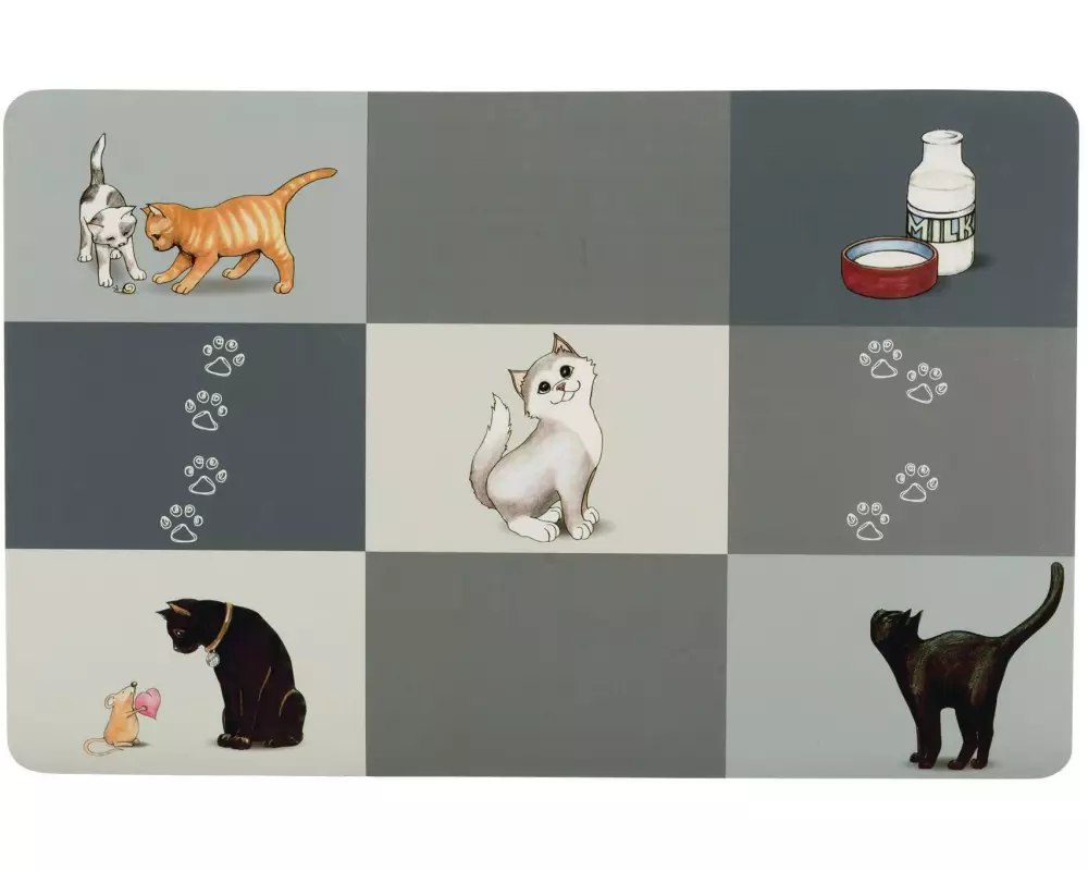 Trixie Napfunterlage Patchwork Cat