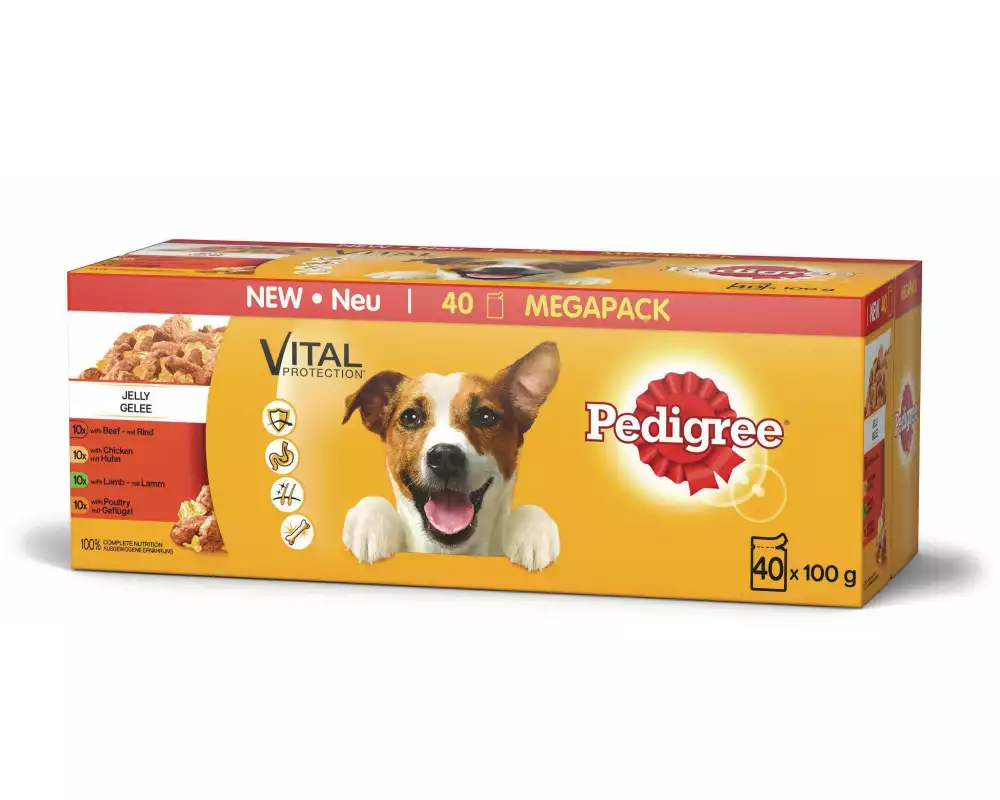 Pedigree Nassfutter Vital Protection Gelee 40 x 100 g