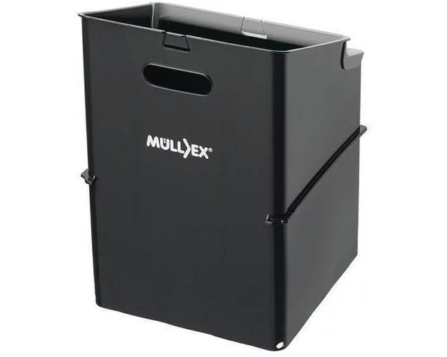 Müllex 35 l Behälter, Klappe, Lagerzapfen