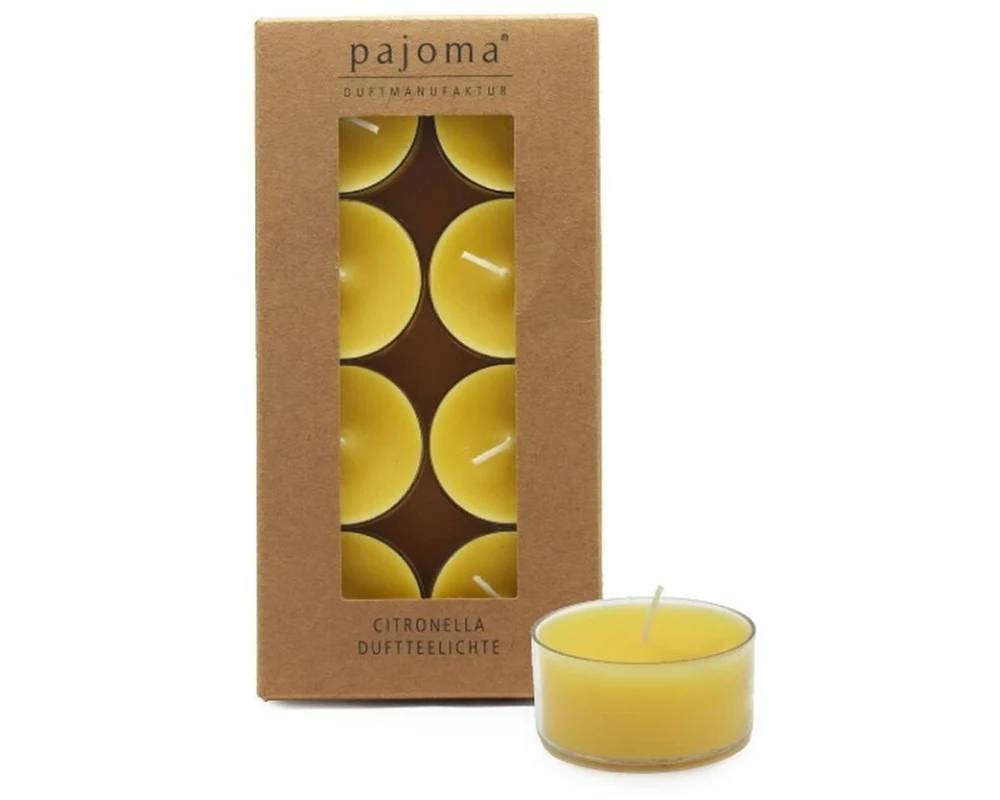 Pajoma Outdoor Teelichter Citronella 8 Stück