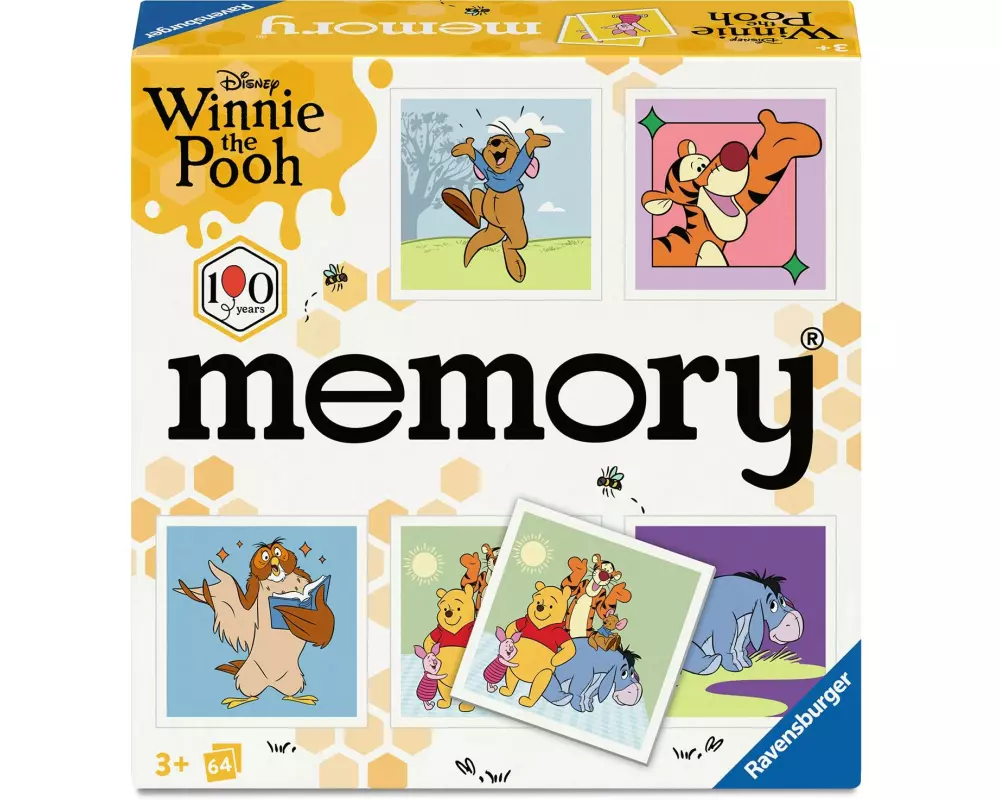 Ravensburger Memory Winnie Puuh ab 3 Jahren, 2-8 Spieler,
