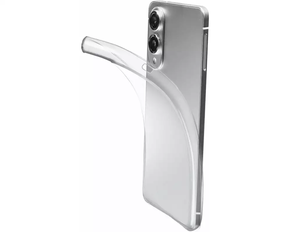 Cellular Line Back Cover Rubber Case Fine Galaxy S25 Edge Transparent