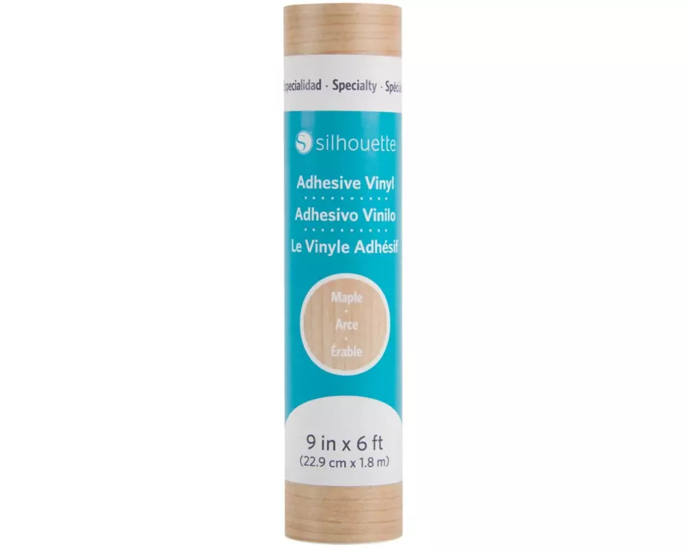 Silhouette Vinylfolie Holzoptik Ahorn