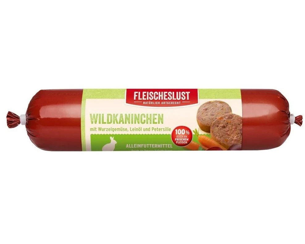 Fleischeslust Nassfutter Classic Wildkaninchen, 400 g
