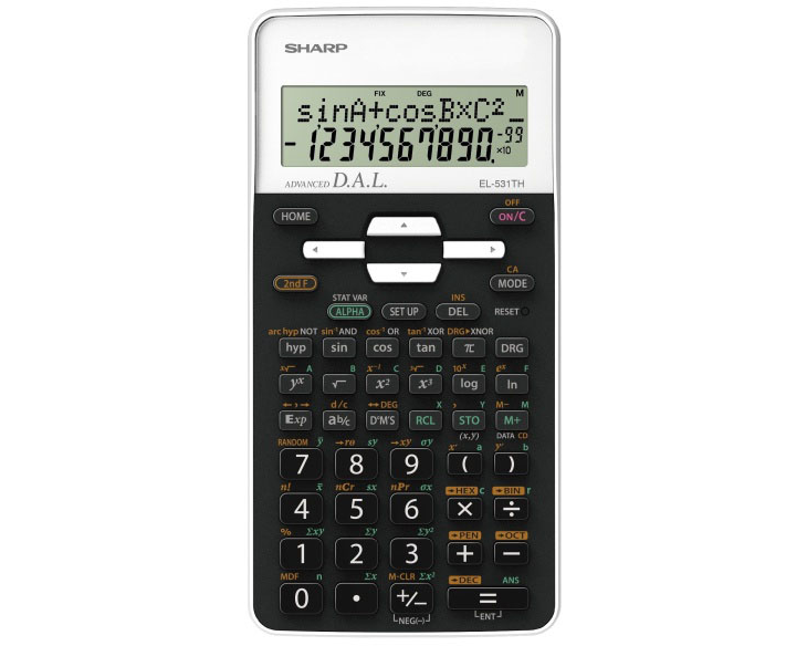 SHARP Rechner wissenschaftlich 531TH-WH weiss