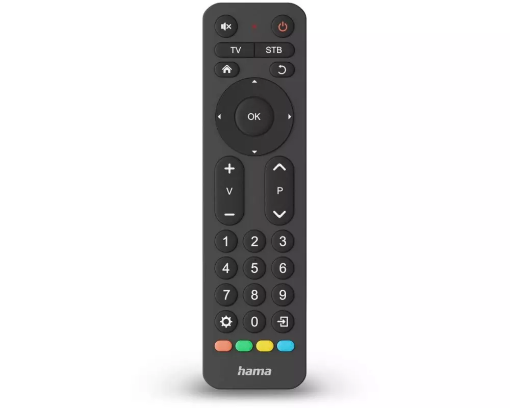 Hama Technics AG Universal-Fernbedienung Infrarot, für 2 Geräte, lernfähig