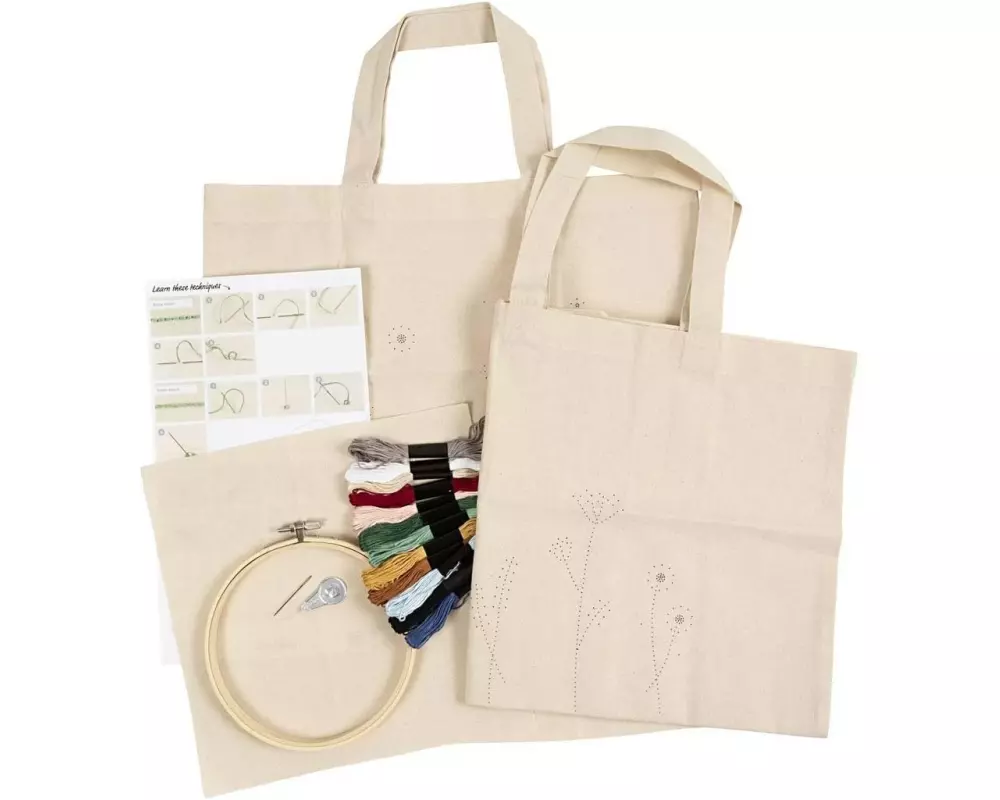 Creativ Company Bastelset Sticken Blume