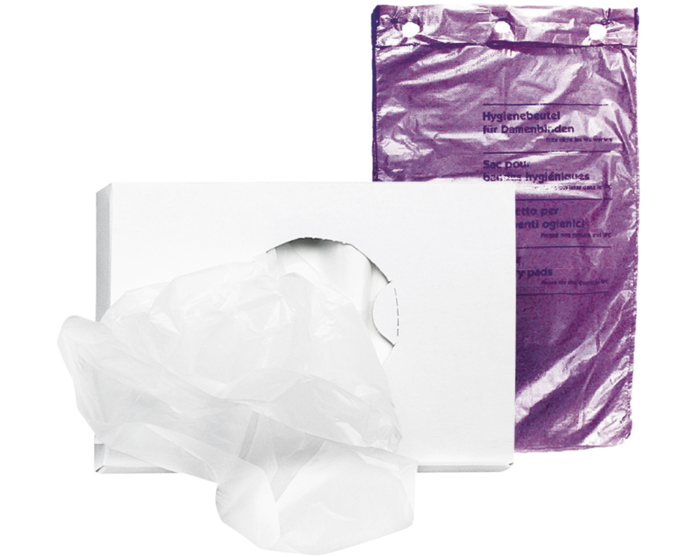 HARTMANN Hygienebeutel PE 19x33x28cm 723943 lila, 40x50 Stück