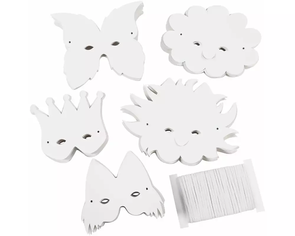 Creativ Company Partyaccessoire Masken 100 Stück