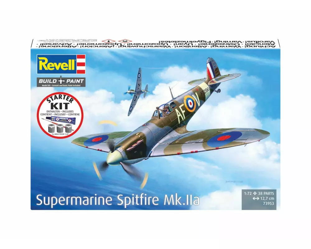 Revell Starter Kit Spitfire Mk.IIa 1:72