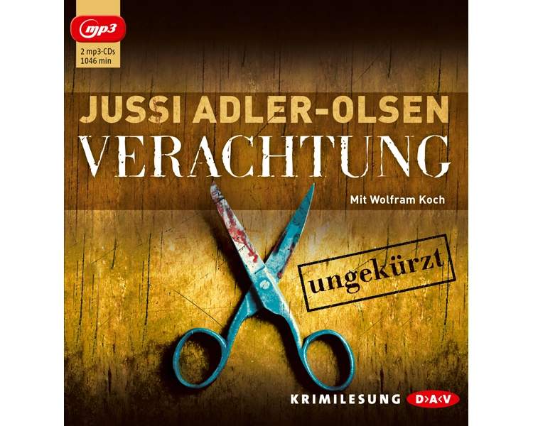 Verachtung. Der vierte Fall für Carl Mørck, Sonderdezernat Q