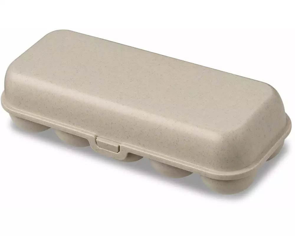 Koziol Eierbox To Go 27.7 x 11.8 cm, Sand