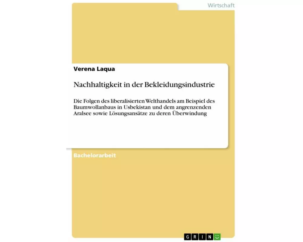 Nachhaltigkeit in der Bekleidungsindustrie