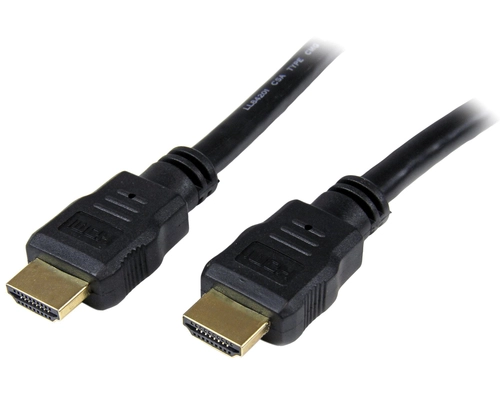 StarTech.com 6ft/2m HDMI Cable, 4K High Speed HDMI Cable with Ethernet, Ultra HD 4K 30Hz Video, HDMI 1.4 Cable, HDMI Monitor Cord, Black
