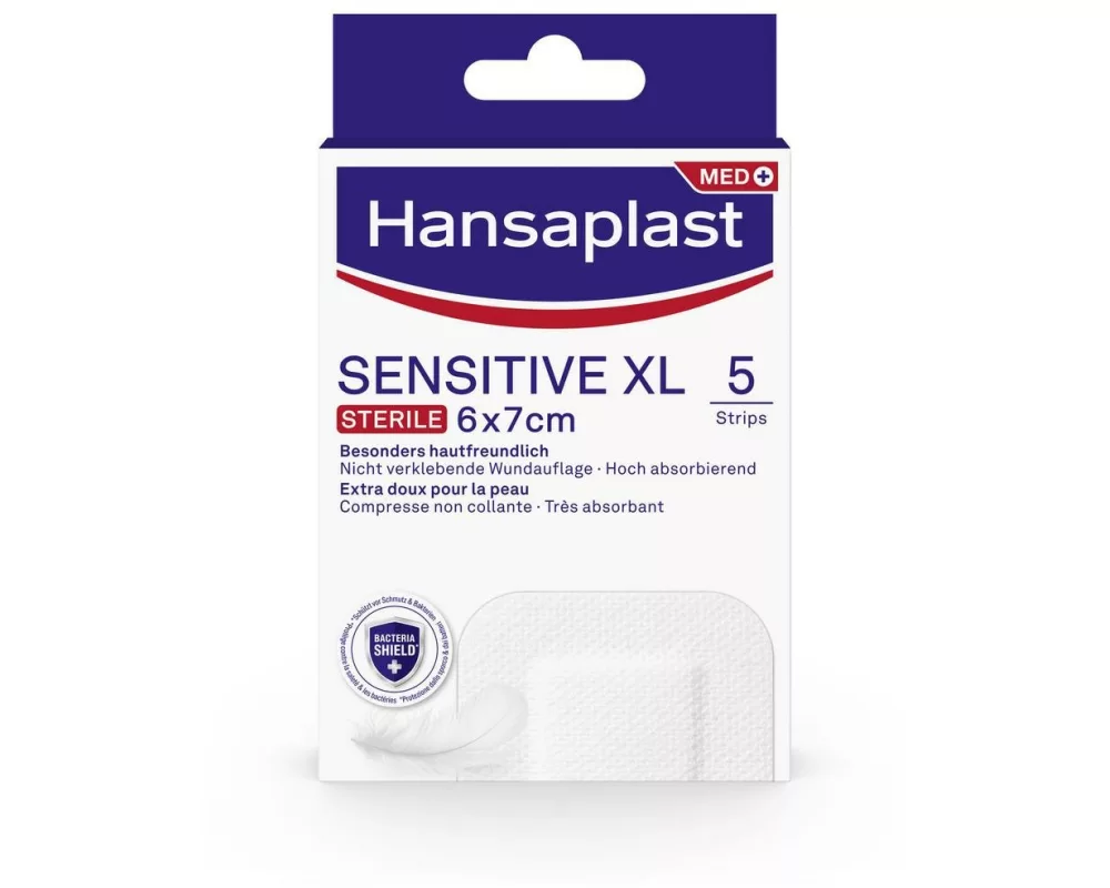 Hansaplast Wundpflaster Sensitive XL 5 Stück