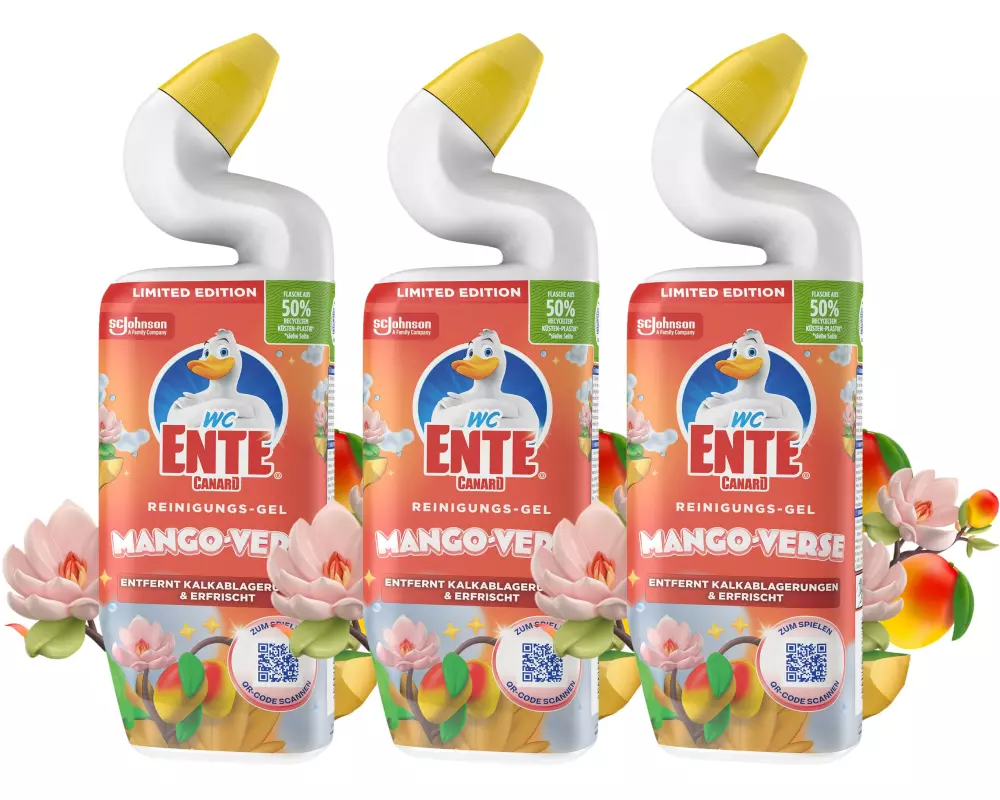 WC-Ente Reinigungsgel Mango Verse Trio 750 ml