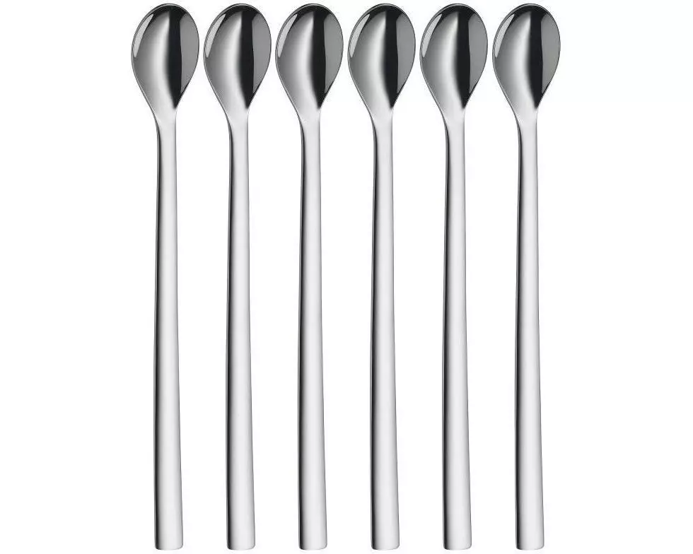 WMF Longdrinklöffel Nuova 6 Stück, Silber