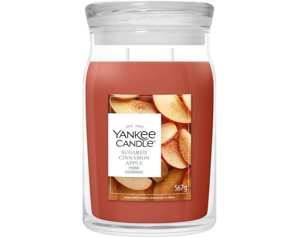 Yankee Candle Signature Duftkerze Sugared Cinnamon Apple Signature Large Jar