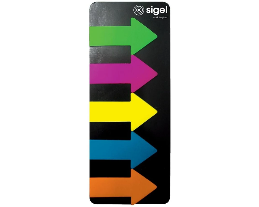 Sigel Page Marker Grosser Pfeil 125 Stück, Mehrfarbig