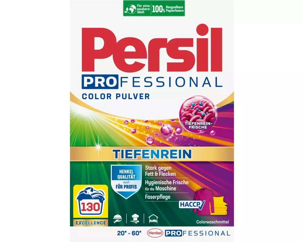 Persil Professional Pulverwaschmittel Color Professional 130 WG, 7.8 kg