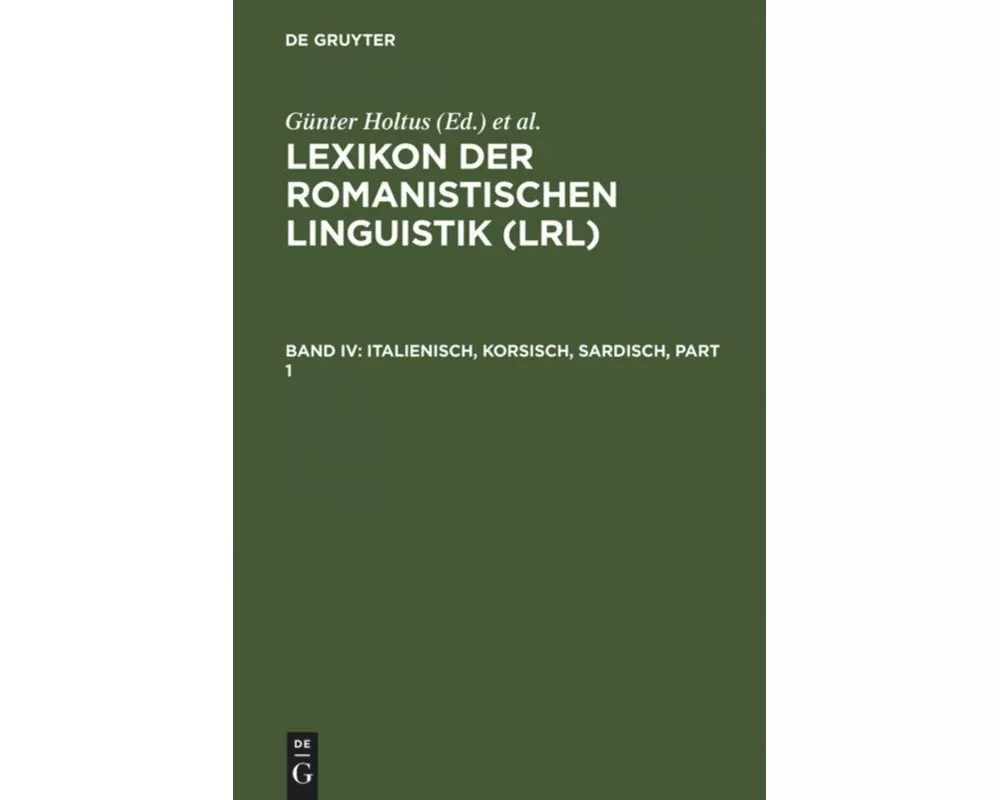 Italienisch, Korsisch, Sardisch