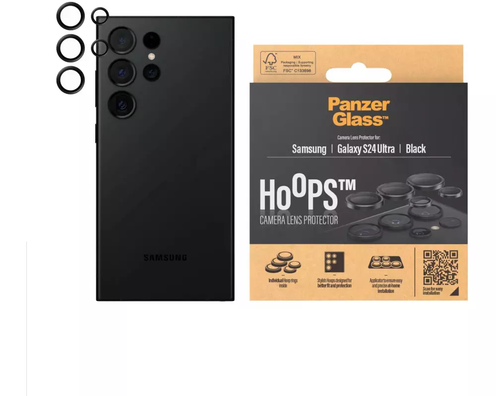 Panzerglass Lens Protector Rings HOOPS Samsung Galaxy S24 Ultra