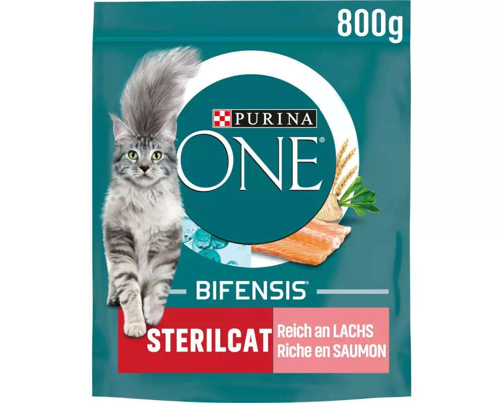 Purina ONE Trockenfutter Sterilcat Lachs 800 g