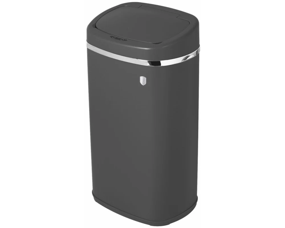 Berlinger Haus Abfallbehälter mit Sensor 58L matt Anthracite Collection