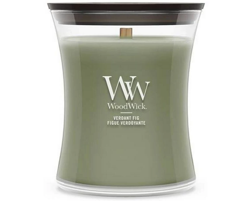 Woodwick Duftkerze Verdant Fig Medium Jar
