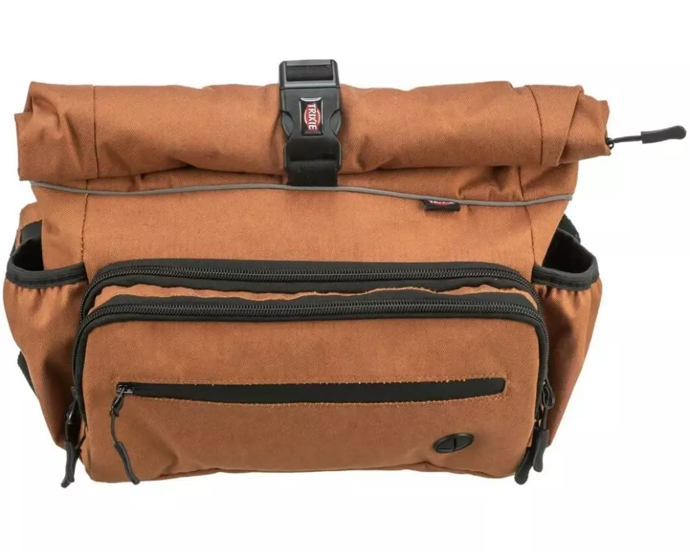 Trixie Rolltop Hüfttasche mit Gurt Braun