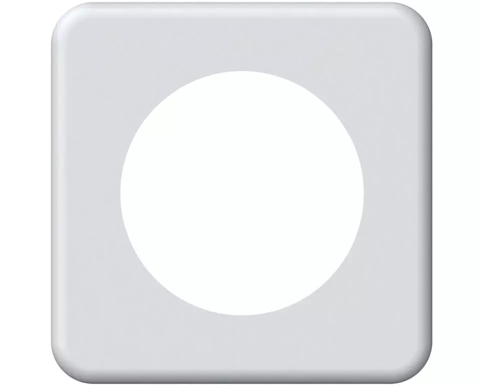 Hager ORIGIN UP-Abdeckrahmen 1-FACH Ø 58 mm ws