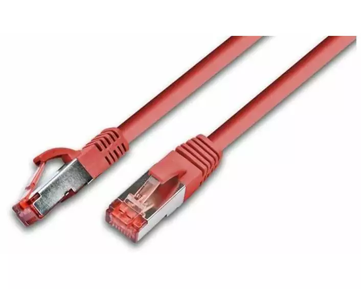 Wirewin Patchkabel RJ-45 - RJ-45, Cat 6, S/FTP, 3 m, Rot