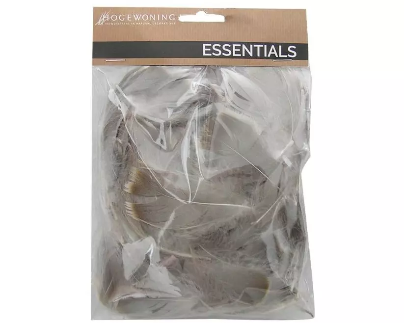 CHALET Federn im Beutel 1 Stück, Grau