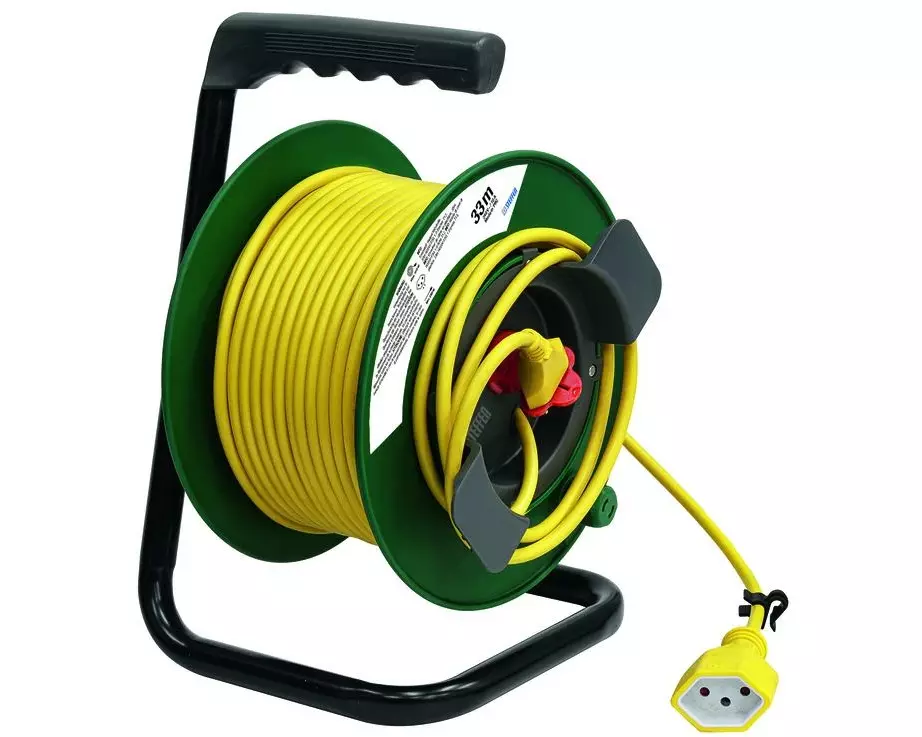 STEFFEN Haspel Kabelrolle 33 m 1x T13, 1 mm2