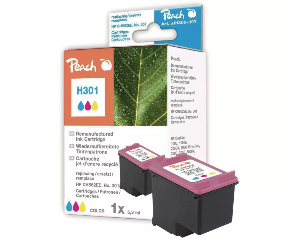 Peach Tinte HP Nr. 301 (CH562EE) Color