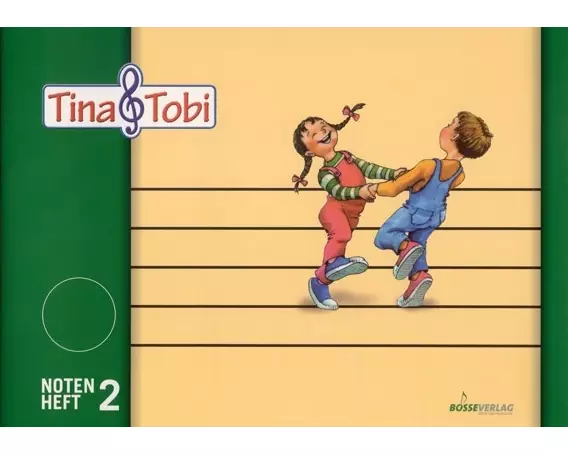 Tina und Tobi. Notenschreibheft 2. Halbjahr. Zur Musikfibel