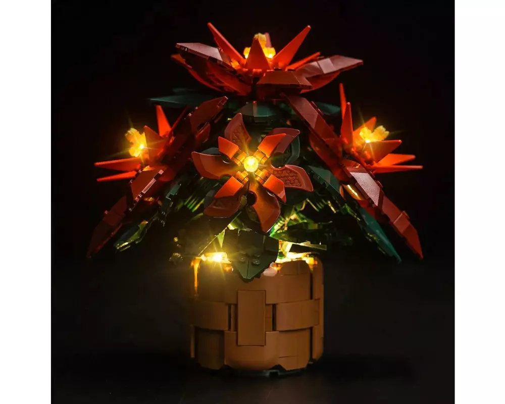 BrickBling LED Licht Set für LEGO Weihnachtsstern (10370) Kunststoff