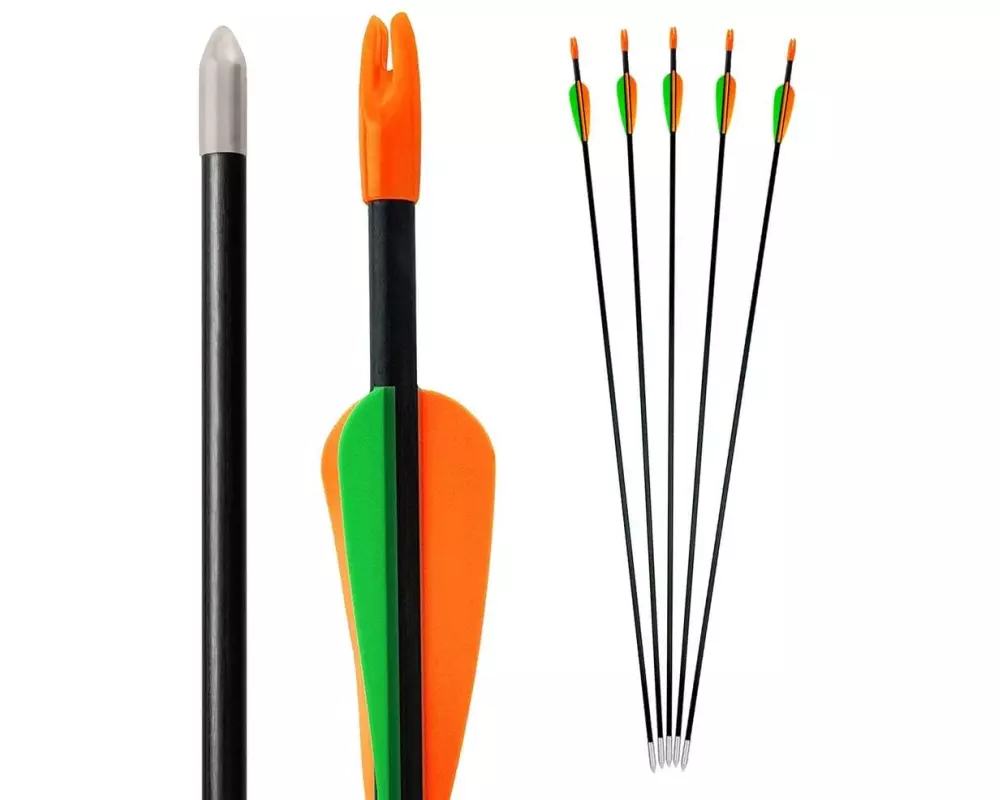 Bogenkönig Metallspitzbogen 28 Zoll, 5er-Set