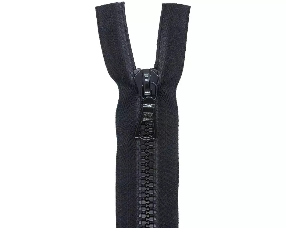 Riri Reissverschluss Decor 6E TB Länge 70 cm, Schwarz