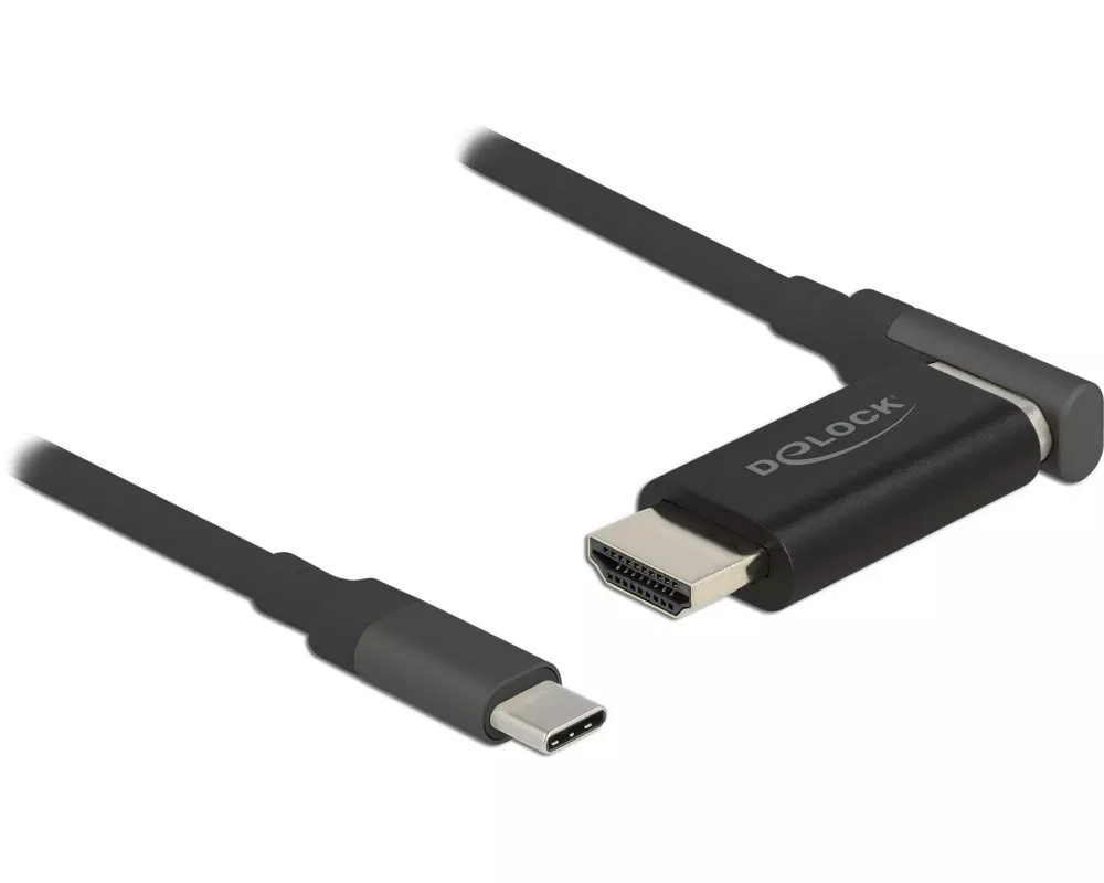 Delock Adapterkabel Magnetisch USB Type-C - HDMI 4K 60Hz, 1.20 m