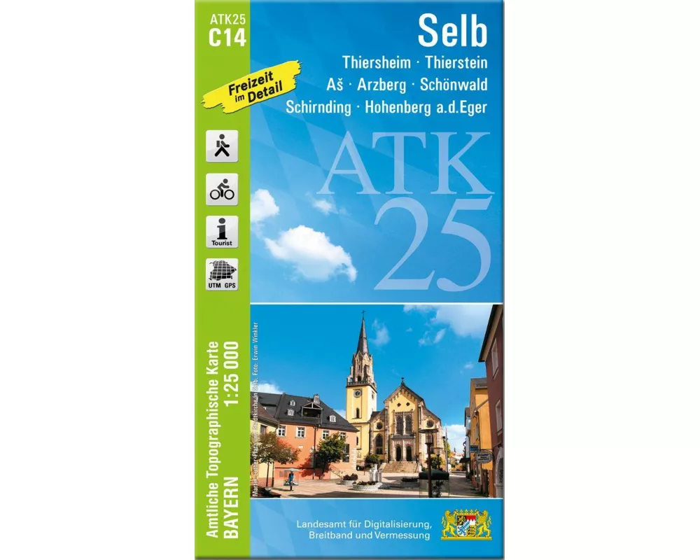 ATK25-C14 Selb (Amtliche Topographische Karte 1:25000)