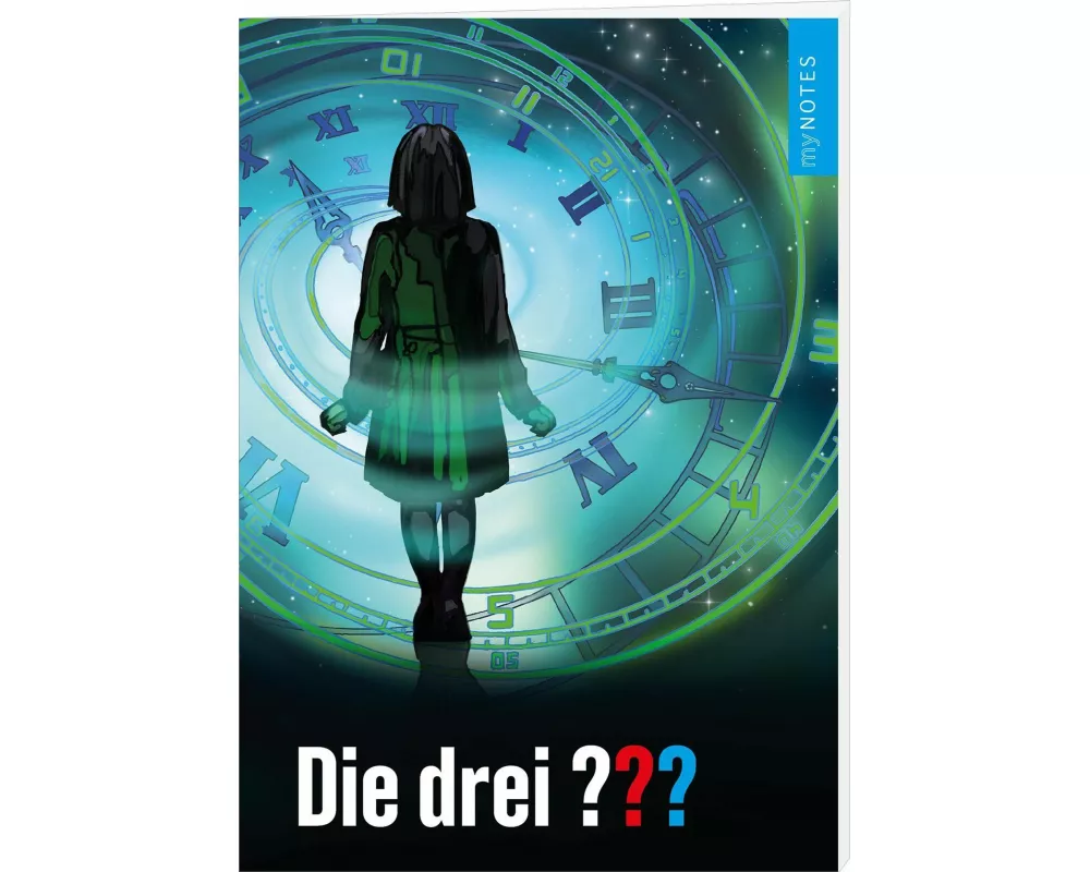 myNOTES Papeterie: Notizheft Die drei ??? – Die Zeitreisende