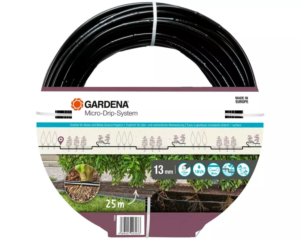 GARDENA Tropfrohr 1.6 l/h 25 m Micro-Drip-System