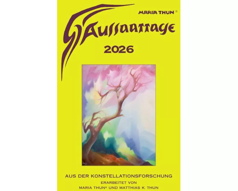 Aussaattage 2026 Maria Thun Wandkalender