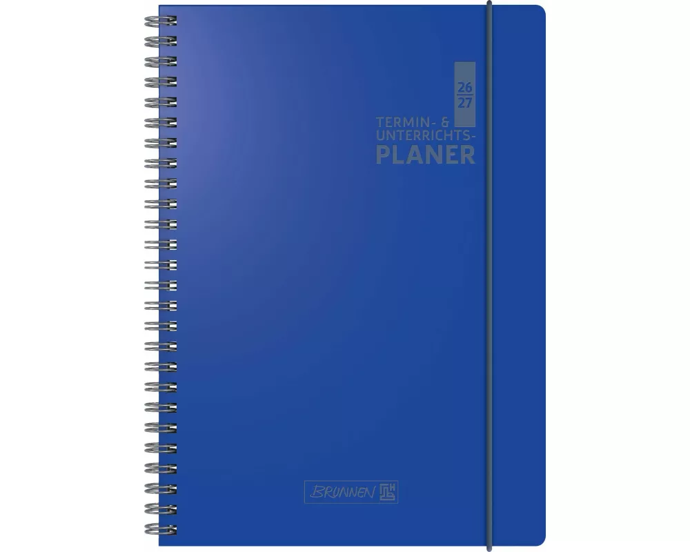 Termin- & Unterrichtsplaner 2026/2027 | A4, Kunststoff, blau
